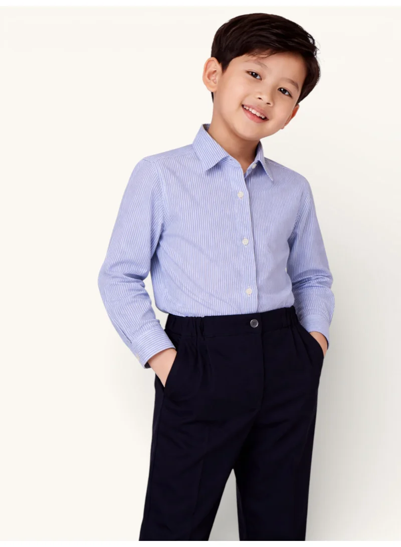 Victor And Jane  Boys 4 Pc set Formal Shirt, Navy Trousers, Suspenders & Bow Tie Set for Men | Best Price UAE